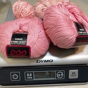 ANNY BLATT HAWAII D'ANNY BLATT 50G 115/YDS 100% COTTON 2 SKEINS BUNDLE LOT PLUS